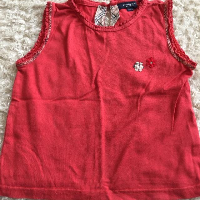 BURBERRY(バーバリー)のお値下げバーバリータンクトップ♡ キッズ/ベビー/マタニティのキッズ服女の子用(90cm~)(Tシャツ/カットソー)の商品写真