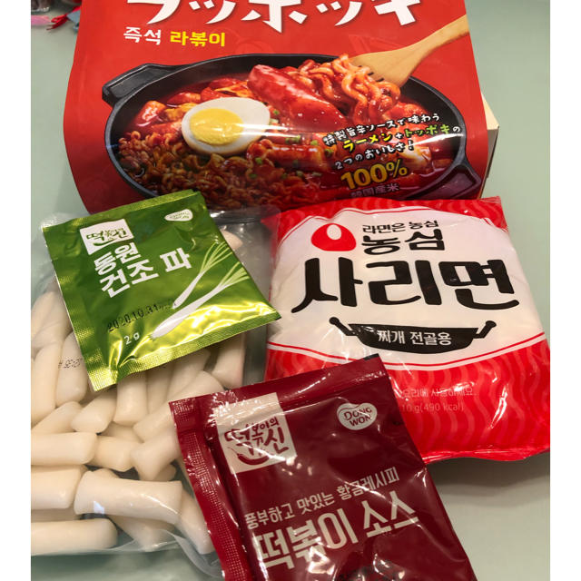 ラッポッキ  ３人前 1セット 食品/飲料/酒の加工食品(インスタント食品)の商品写真