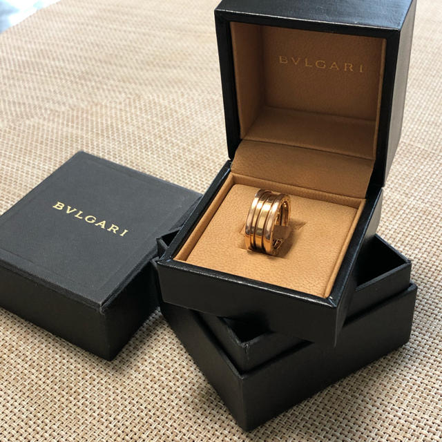 BVLGARI(ブルガリ)のBVLGARI ビーゼロ ワン  4連 ピンクゴールド 12号 レディースのアクセサリー(リング(指輪))の商品写真