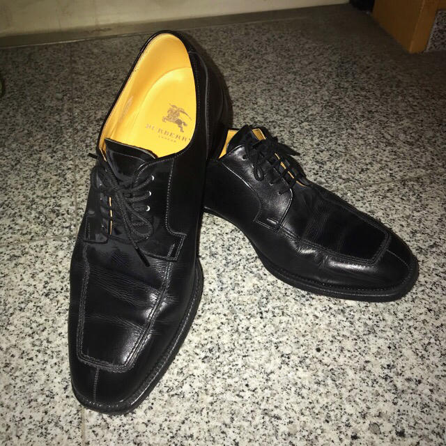 バーバリーロンドン 革靴  25㎝ ブラック