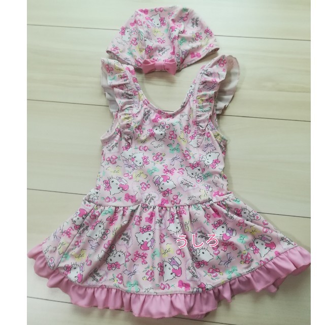 ハローキティ(ハローキティ)のmuni様専用♡ハローキティ♡水着　90 キッズ/ベビー/マタニティのキッズ服女の子用(90cm~)(水着)の商品写真