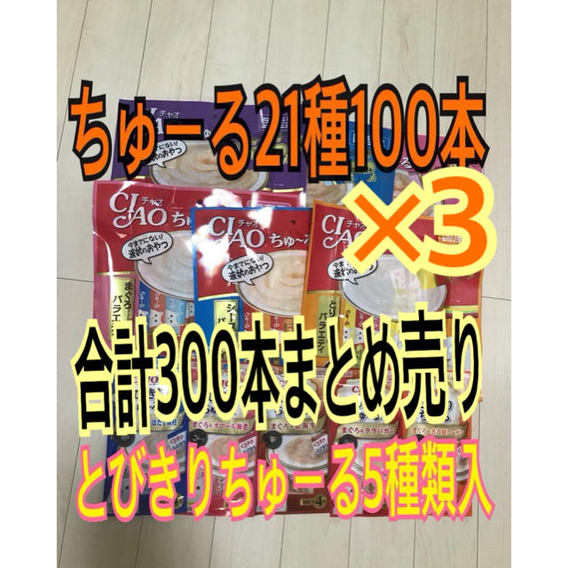 いなばペットフード(イナバペットフード)のチャオちゅーる21種300本 その他のペット用品(猫)の商品写真