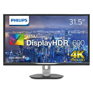 フィリップス(PHILIPS)の31.5型 4K対応VA液晶ディスプレイ 
328P6VUBREB/11
(ディスプレイ)