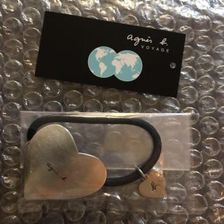 アニエスベー(agnes b.)の新品★アニエス・ベー★ヘアゴム★シルバー★ラスト1(ヘアゴム/シュシュ)