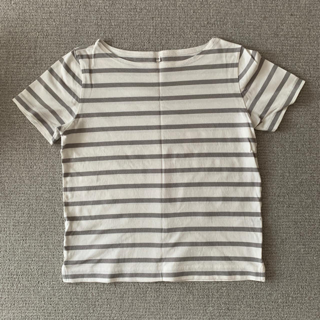 MUJI (無印良品)(ムジルシリョウヒン)のMUJI 無印良品 レディース ボーダーTシャツ レディースのトップス(Tシャツ(半袖/袖なし))の商品写真