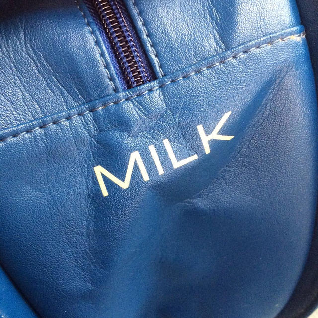 MILK MILK☆ハートバッグ紺AMO着用の通販 by ＹＵＫＩ｜ミルクならラクマ - 最安値新作