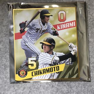 ハンシンタイガース(阪神タイガース)の★新品未使用★近本選手木浪選手のミニ色紙(スポーツ選手)