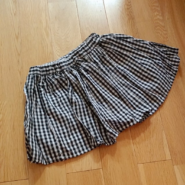 GLOBAL WORK(グローバルワーク)のglobalworkチェック柄スカート キッズ/ベビー/マタニティのキッズ服女の子用(90cm~)(スカート)の商品写真