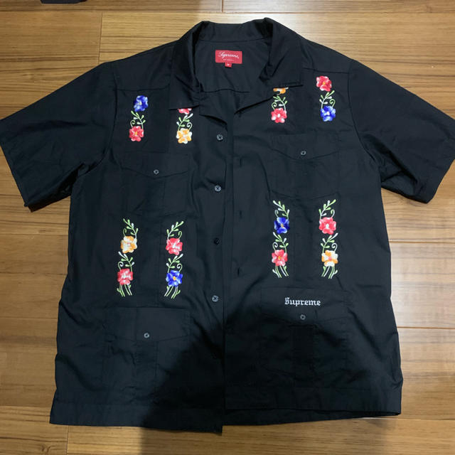 専用supreme Flowers Guayabera Shirt