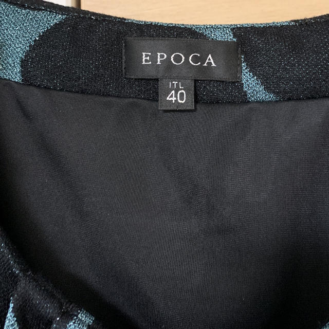 EPOCA(エポカ)のEPOCA エポカ ドット ワンピース 40サイズ レディースのワンピース(ひざ丈ワンピース)の商品写真