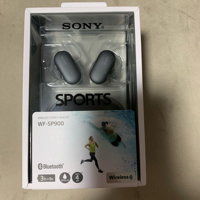 新品未使用　SONY Bluetooth ワイヤレスイヤホン WF-SP900オーディオ機器