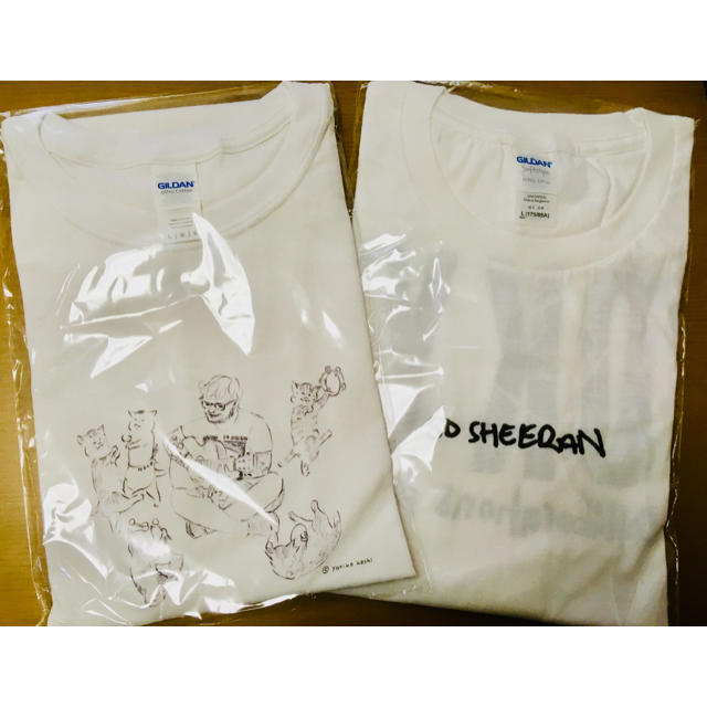 エドシーラン×きょうの猫村さんコラボTシャツ＆エド・シーランTシャツ Lサイズ