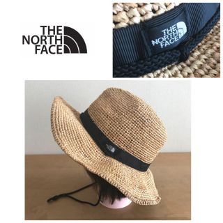 ザノースフェイス(THE NORTH FACE)のthe northface☆ザノースフェイス★ラフィア  ハット  麦わら(ハット)