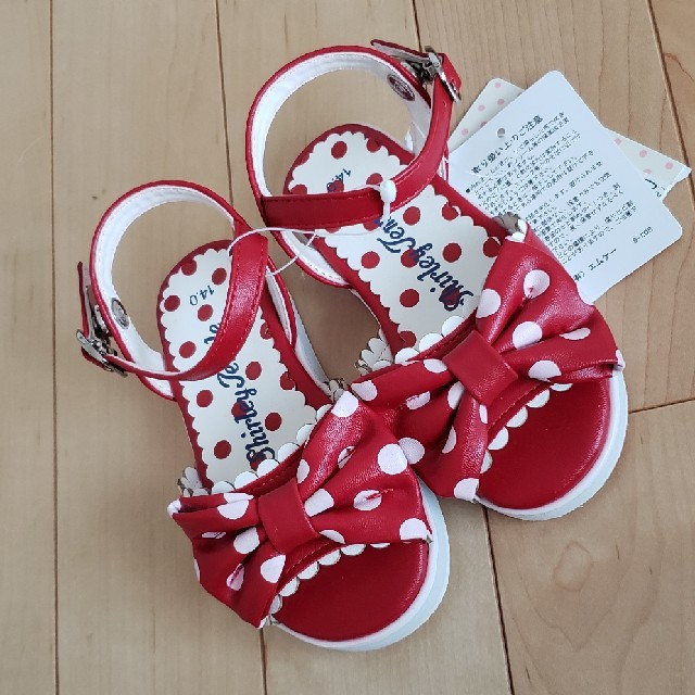 Shirley Temple(シャーリーテンプル)のシャーリーテンプル　14cm キッズ/ベビー/マタニティのベビー靴/シューズ(~14cm)(サンダル)の商品写真