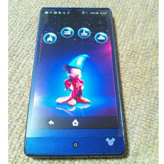 ディズニー(Disney)の【動くけど、ジャンク扱い】DM-01H  Disney mobile(スマートフォン本体)
