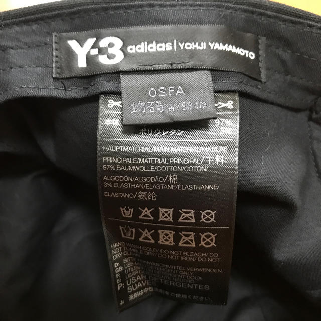 Y-3 キャップ