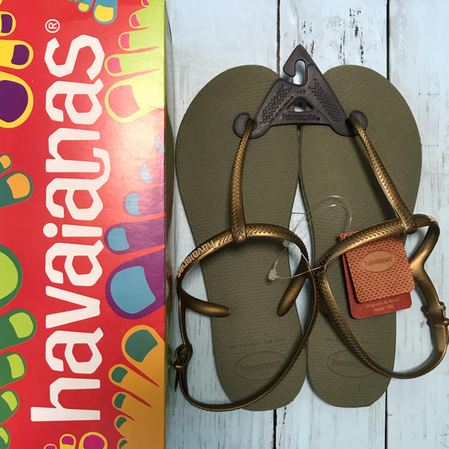 havaianas(ハワイアナス)の【未使用】ビーチサンダル 25cm〜  レディースの靴/シューズ(ビーチサンダル)の商品写真