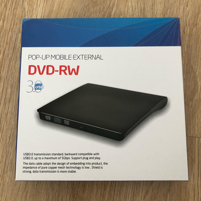 外付けDVD-RW スマホ/家電/カメラのPC/タブレット(PC周辺機器)の商品写真