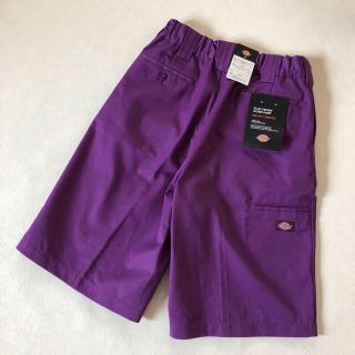 dickies ハーフパンツ　ワイド　ワークパンツ　紫パープル W30