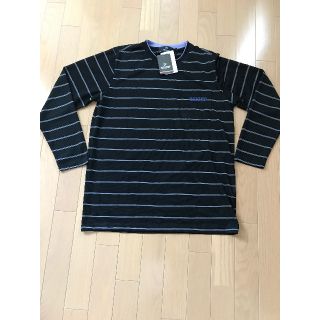 ダンロップ(DUNLOP)のダンロップ　長袖メッシュボーダーシャツ　黒  Mサイズ(Tシャツ/カットソー(七分/長袖))