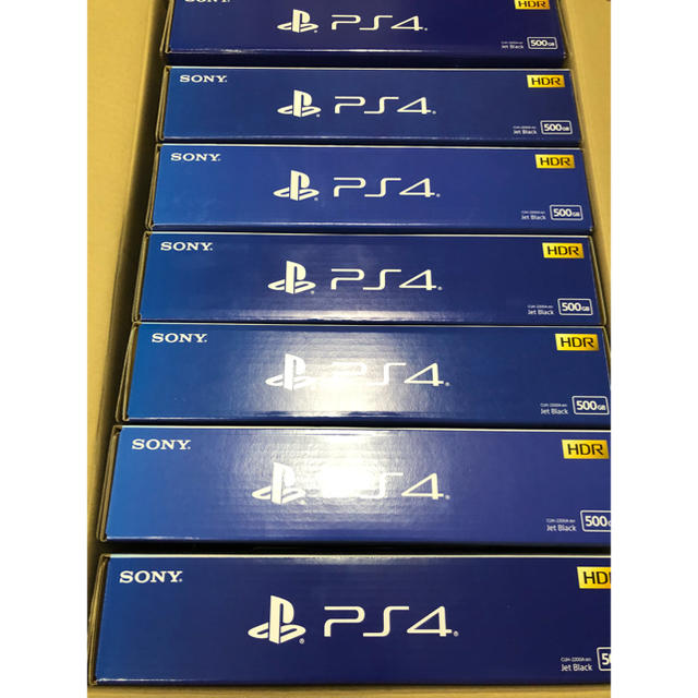 家庭用ゲーム機本体PS4 PlayStation4 新品 本体 7台 セット 店舗印なし