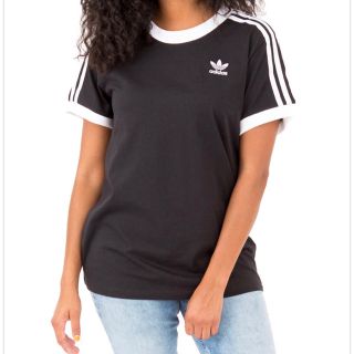 アディダス(adidas)の3 Stripes T-Shirt by Adidas Women's(Tシャツ(半袖/袖なし))