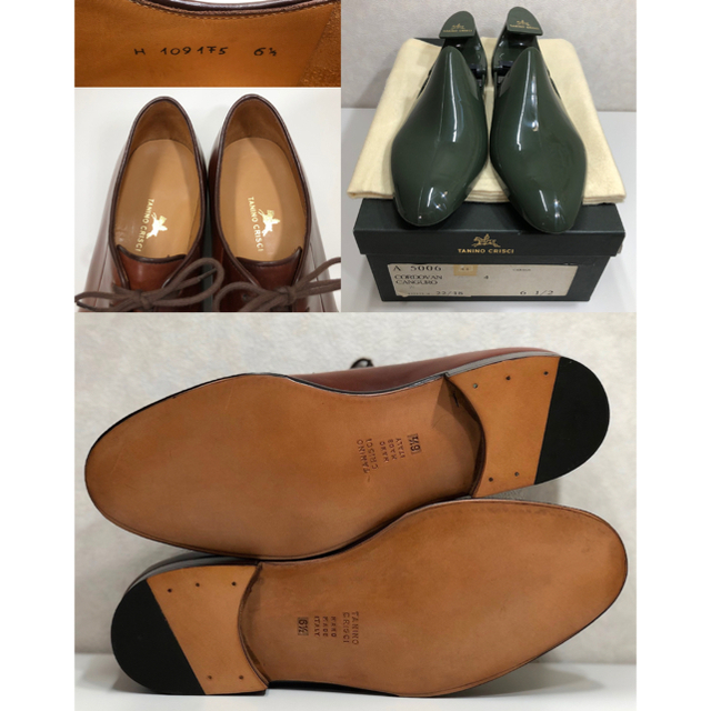 TANINO CRISCI(タニノクリスチー)の【むささび様専用】タニノクリスチー コードバン サイズ6.5【送料無料】 メンズの靴/シューズ(ドレス/ビジネス)の商品写真
