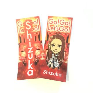 イーガールズ(E-girls)のshizuka 千社札(アイドルグッズ)