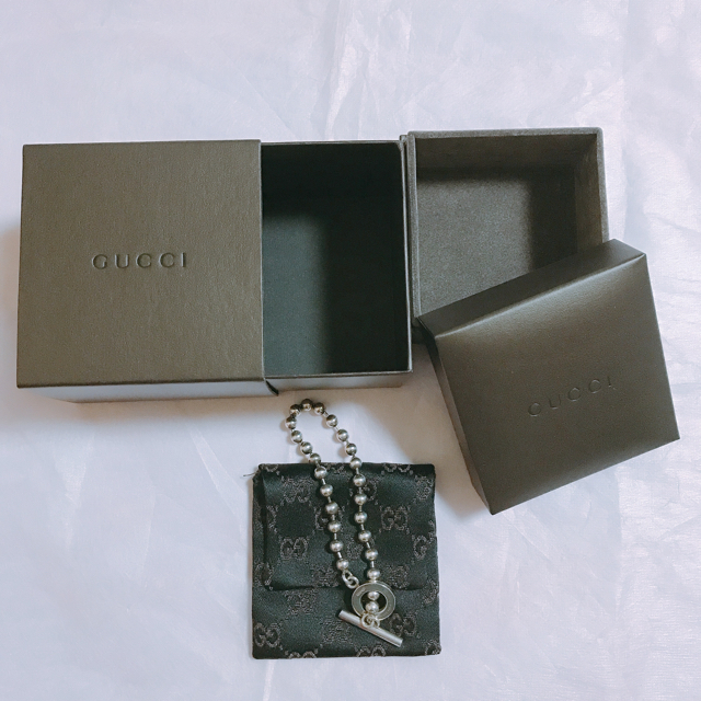 Gucci(グッチ)のGUCCI ボールチェーンブレスレット メンズのアクセサリー(ブレスレット)の商品写真