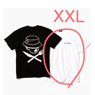 ビームス(BEAMS)の【白 XXL】 ハットボーイ Tシャツ PAPERBOY x BEAMS(Tシャツ/カットソー(半袖/袖なし))