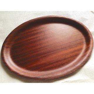 ムジルシリョウヒン(MUJI (無印良品))の無印良品 木製トレイ ラウンド オーバル 楕円 お盆(テーブル用品)