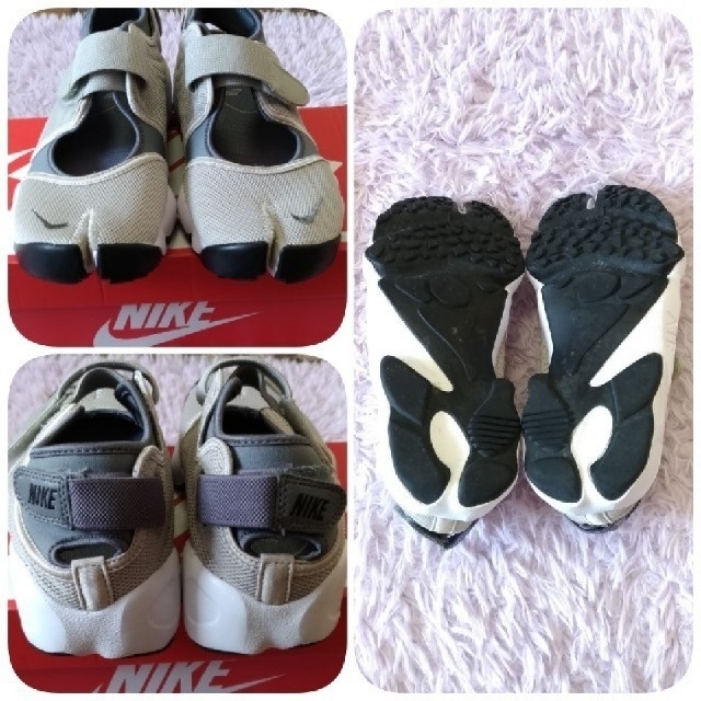 NIKE(ナイキ)の美品 ! !【25cm】ナイキ＊エアリフト/グレー × 白/used レディースの靴/シューズ(スニーカー)の商品写真