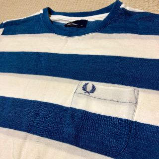 フレッドペリー(FRED PERRY)の【極美品】フレッドペリー ボーダー Tシャツ ポロ(Tシャツ/カットソー(半袖/袖なし))