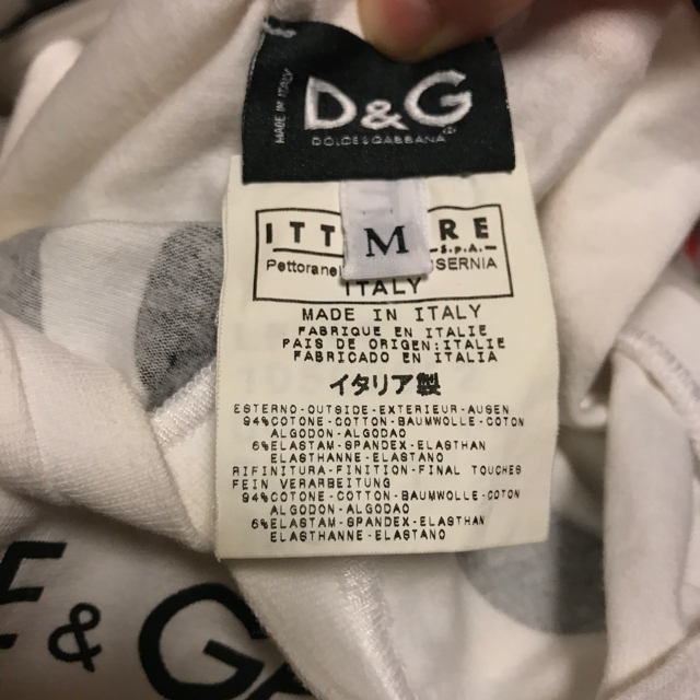 D&G(ディーアンドジー)のお値下げ！D & G  ◇  ノースリーブＶネックシャツ メンズのトップス(Tシャツ/カットソー(半袖/袖なし))の商品写真