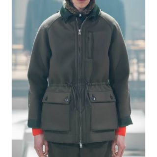 サカイ(sacai)のsacai コート グリーン(チェスターコート)