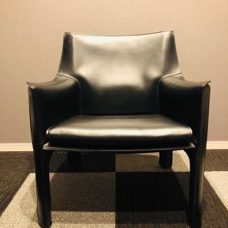 【一脚】Cassina カッシーナ 414 Cab キャブ ラウンジアームチェア