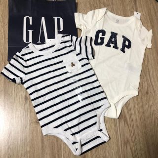 ベビーギャップ(babyGAP)のベビーギャップ 90センチ ロンパース  2点 新品(Tシャツ/カットソー)