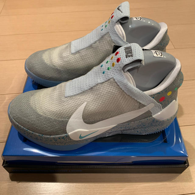 靴/シューズNIKE adapt BB 28.5cm wolf grey