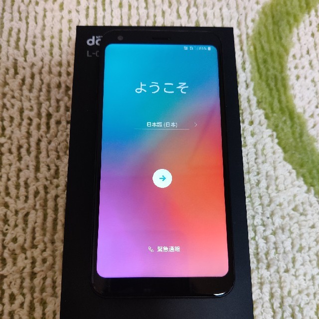 LG style L-03K ブラック SIMロック解除済みスマートフォン/携帯電話