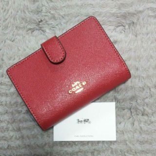 コーチ(COACH)の【新品】コーチ COACH 二つ折り財布  F11484(財布)