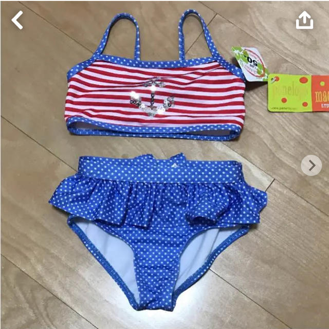 Old Navy(オールドネイビー)のガールズ 子供★セパレート水着 4T★新品未使用 送料込み キッズ/ベビー/マタニティのキッズ服女の子用(90cm~)(水着)の商品写真