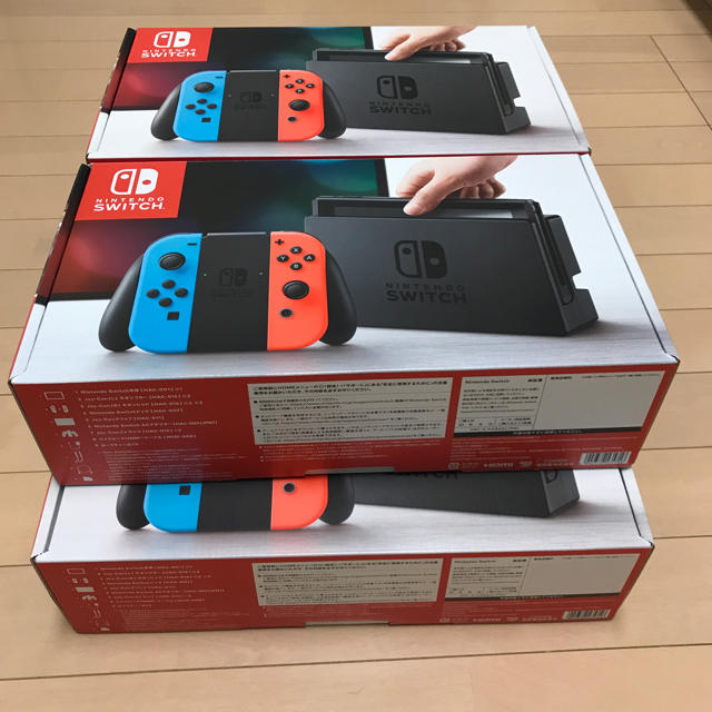 新品 Nintendo Switch ネオン スイッチ　クーポン付き