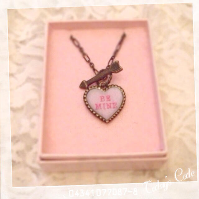 ♡BE MINE ネックレス♡