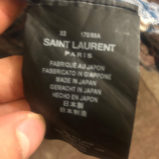 Saint Laurent(サンローラン)のサンローランパリブリーチチェックシャツケリング付き メンズのトップス(シャツ)の商品写真