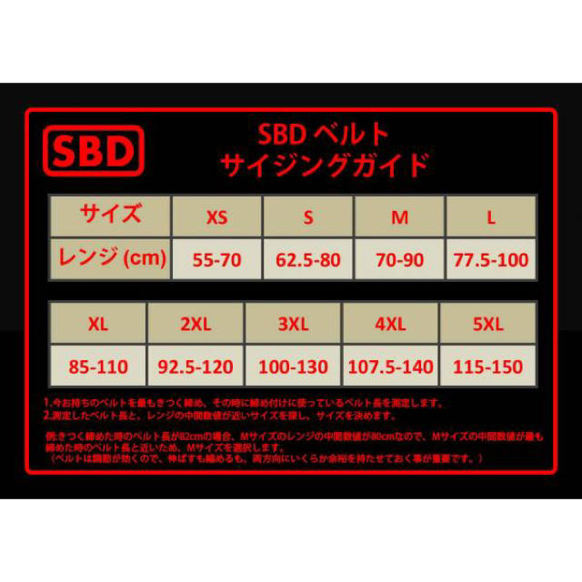 SBDベルト Mサイズ(新品、未開封) | streamlineinspection.com