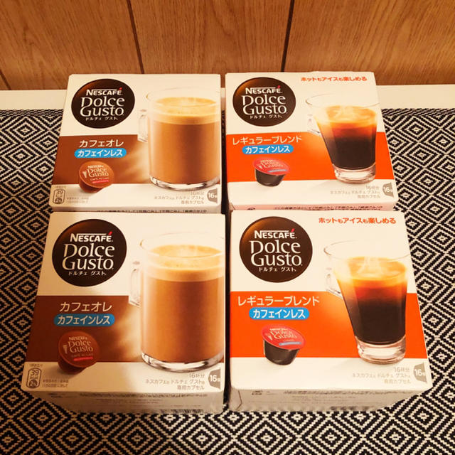 Nestle(ネスレ)の【匿名配送】ネスレ カフェインレス ドルチェグスト 4箱 カプセル 食品/飲料/酒の飲料(コーヒー)の商品写真