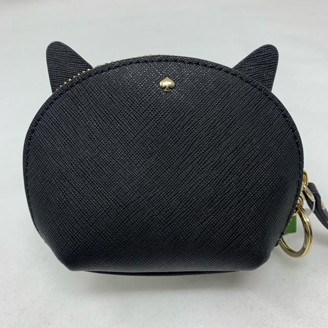 新品☺︎kate spade ケイトスペード コインケース ネコ ブラック