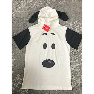 スヌーピー(SNOOPY)の新品未使用☆PEANUTS スヌーピー Tシャツ フード(Tシャツ(半袖/袖なし))