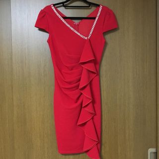 デイジーストア(dazzy store)の【nicolle様専用】キャバ☆ドレス☆ワンピース☆レッド(ミニワンピース)