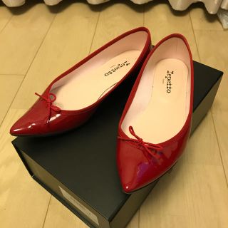 レペット(repetto)のレペット ブリジット FLAMME(レッド)サイズ40(バレエシューズ)